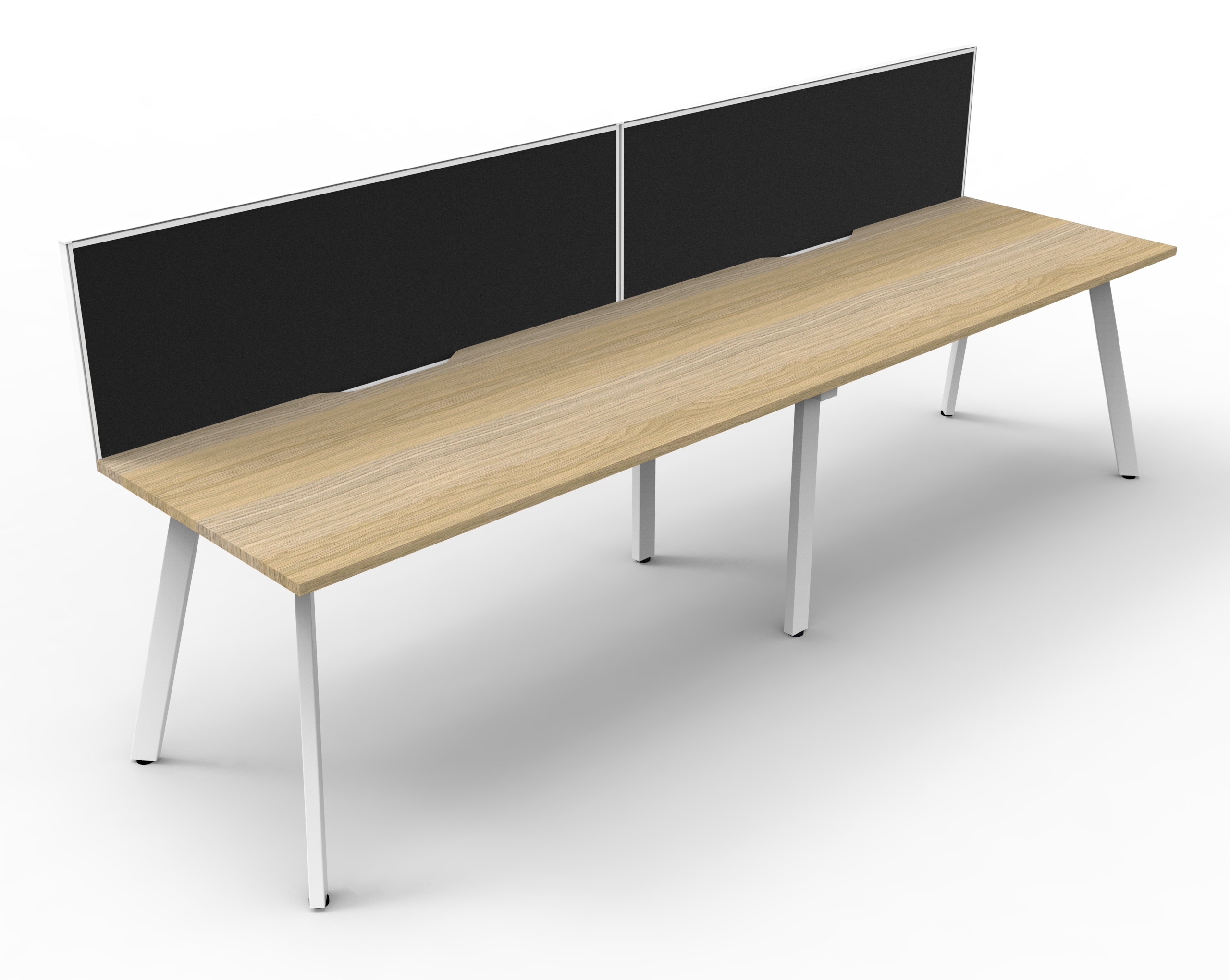 Eternity 2 Person Single Sided Workstation - With Screen